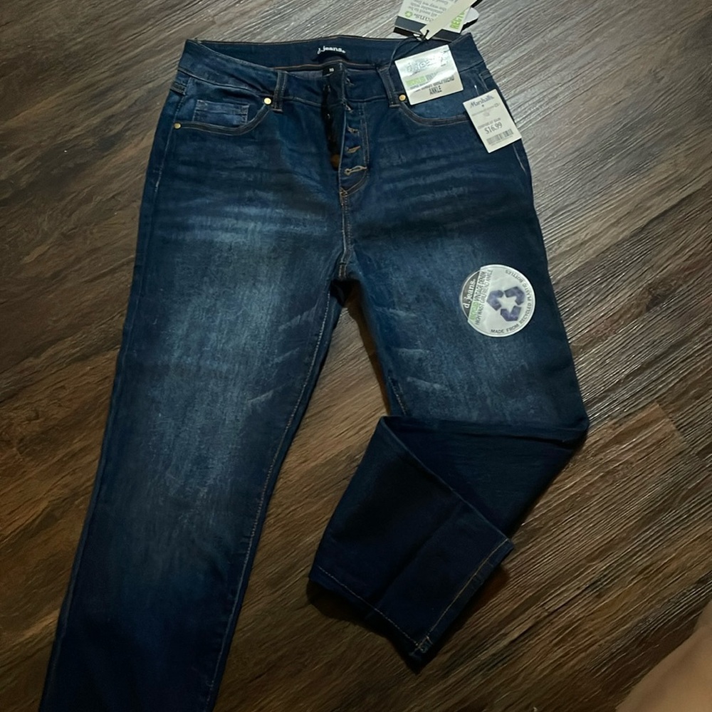 High waist girlfriend ankle vintage denim
